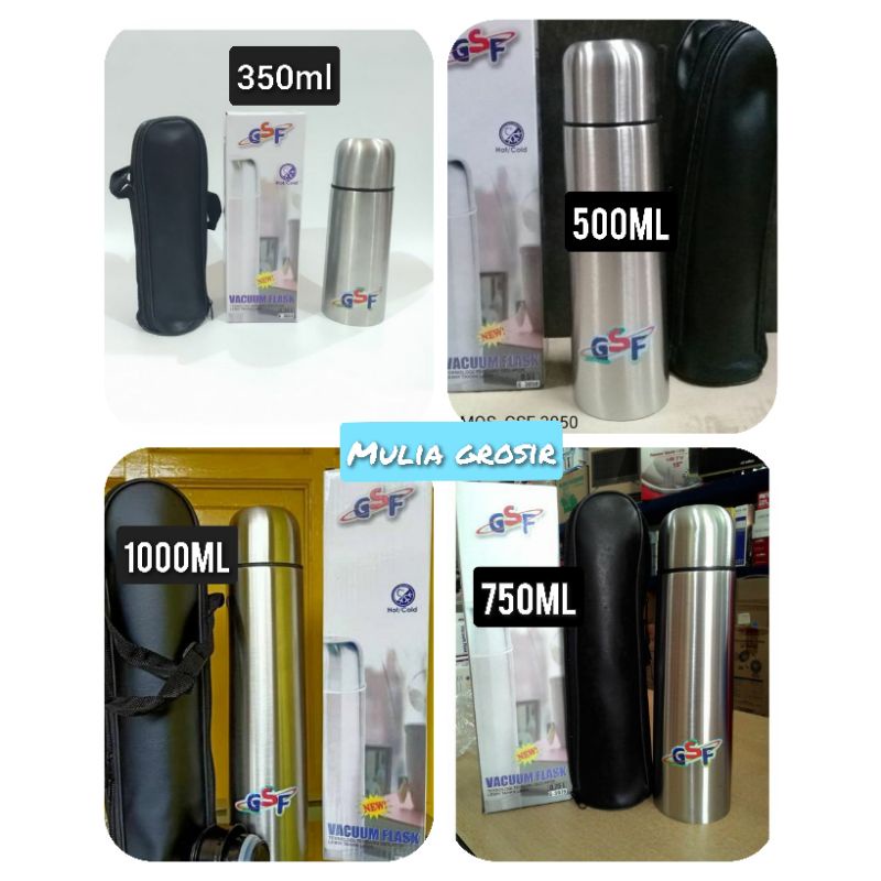 Termos Air Panas / Vacum Flask Termos Kapsul 350ml 500ml 750ml dan 1000ml