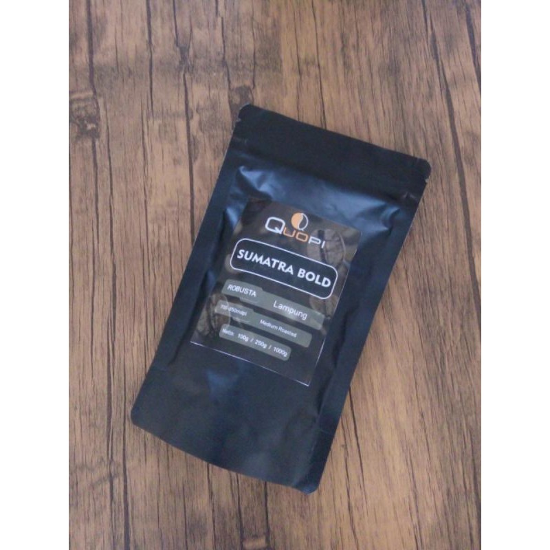 

Biji - Bubuk Kopi Robusta Lampung Sumatra Bold