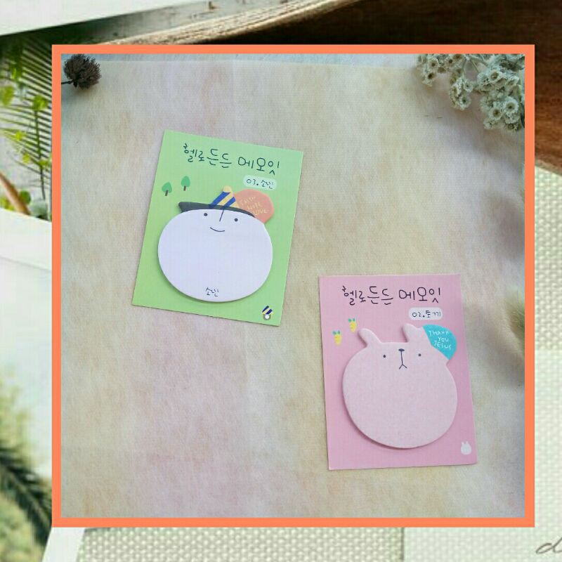 

STICKY NOTES KOREA ANIMALS LUCU⚫MEMO MINI ⚫
