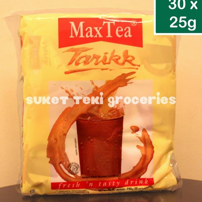 

Diskon Max Tea Teh Tarik 30 sachet pack @25gr GROSIR Diskon