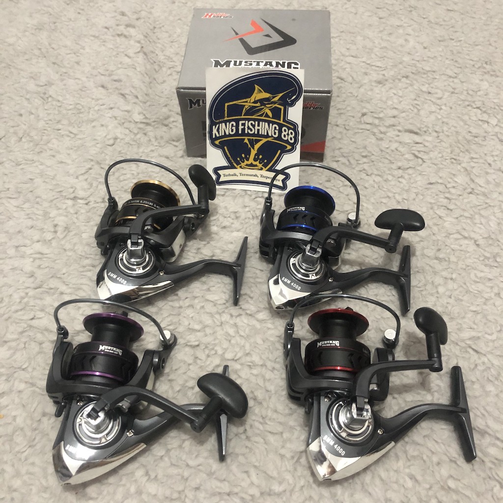 Reel Pancing DAIDO Mustang Spin 4000 Bonus Handel Murah Meriah