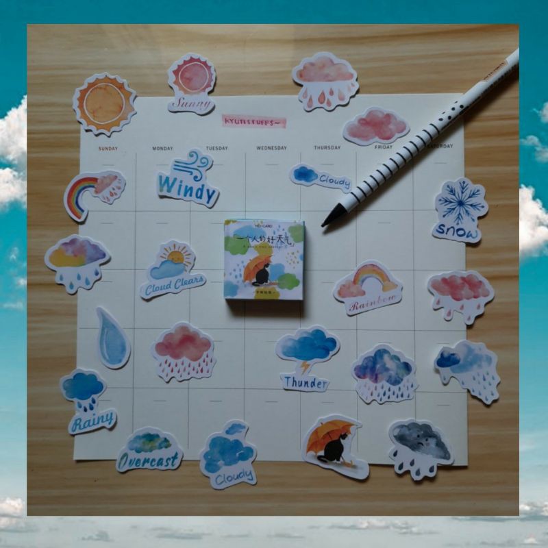 

45Pcs Stiker Desain Kawaii Lucu untuk Scrapbook / Jurnal / Diary