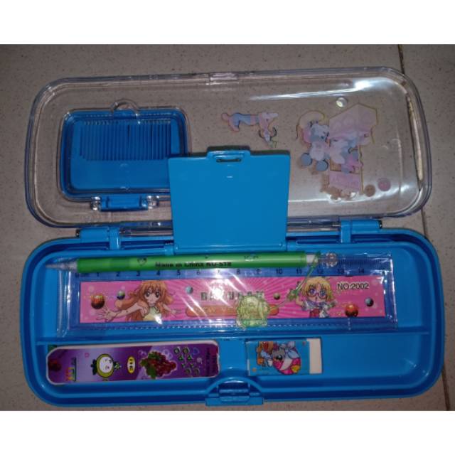 

Set kotak pensil plastik anak mickey mouse