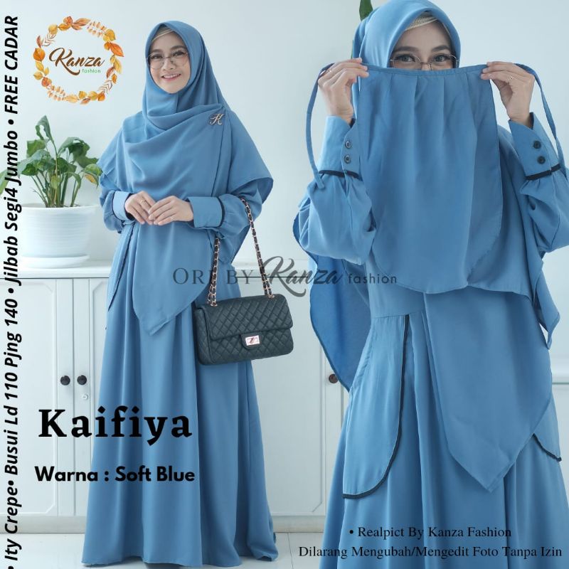 KAIFIYA SYARI BY KANZA GAMIS SET MUSLIMAH