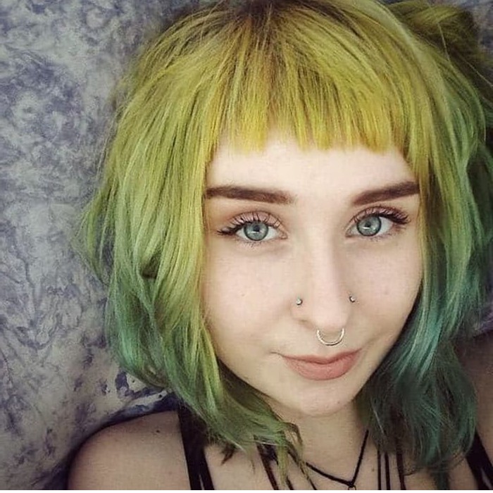 COLOR ME LIME GREEN hair color cream