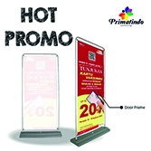 

TERMURAH DOOR FRAME 60X160CM, BAHAN (FLEXY CHINA/KOREA/JERMAN/ALBATROS - RANGKA BESI + CETAK 1SISI