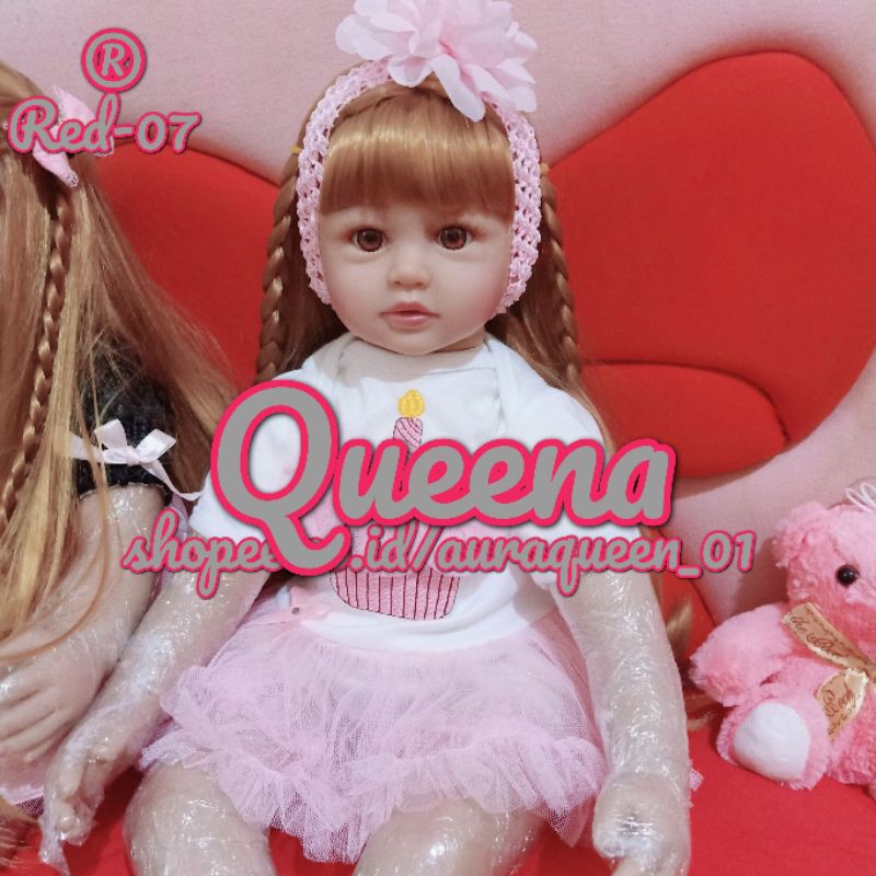Reborn Baby Doll 60cm soft Silicone Vinyl Adorable Lifelike Toddler Baby doll/ Boneka reborn
