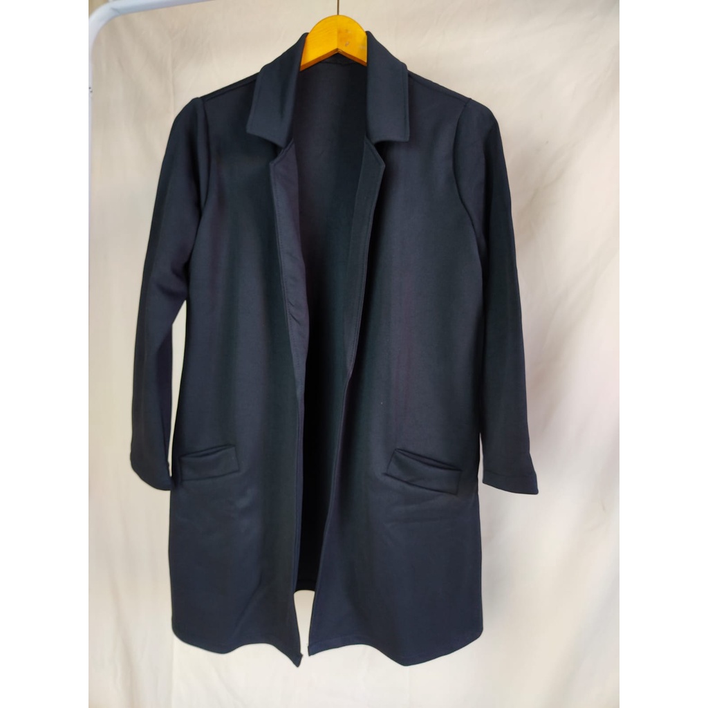 BLAZER WANITA LENGAN PANJANG BAHAN SCUBA /OUTER BLAZER BASIC SCUBA PREMIUM