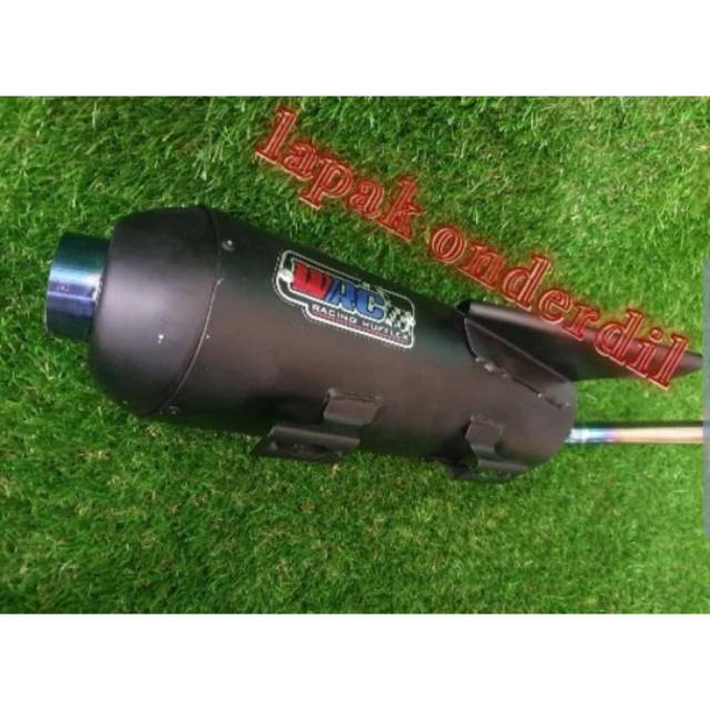 Knalpot racing bobokan vario 125 150 all new 2018 2019 merk WRC asli original tsukgi leher rainbow