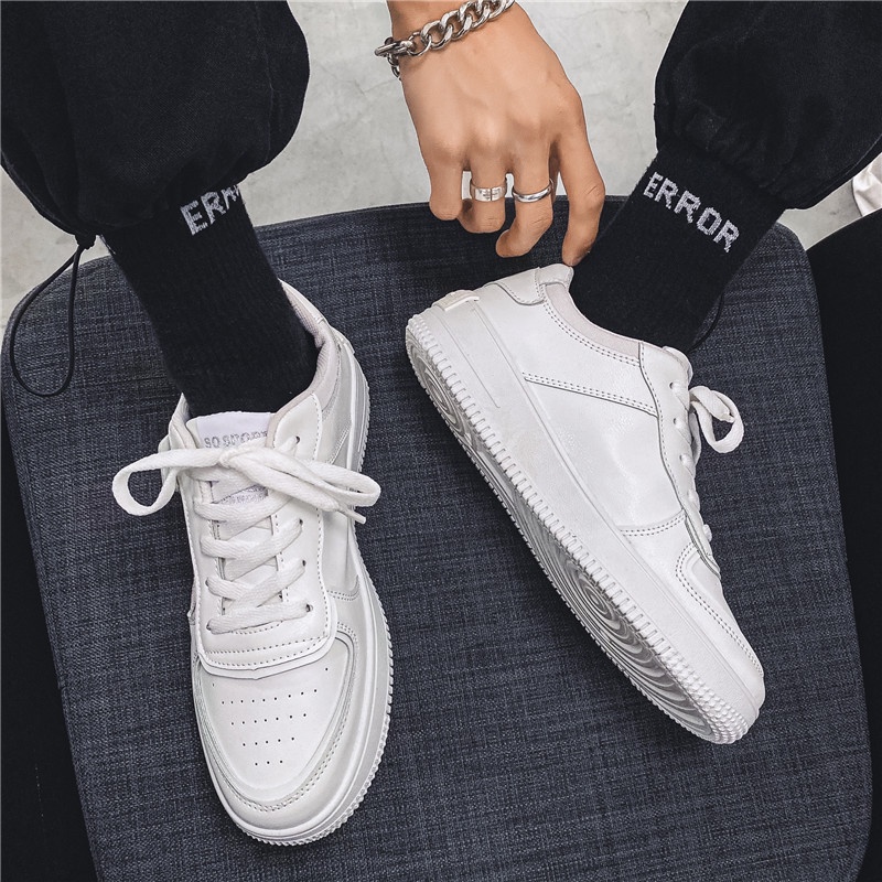 Toread Sneakers Putih Pria/Wanita Sepatu Fashion Casual Outdoor Kekinian KSR105