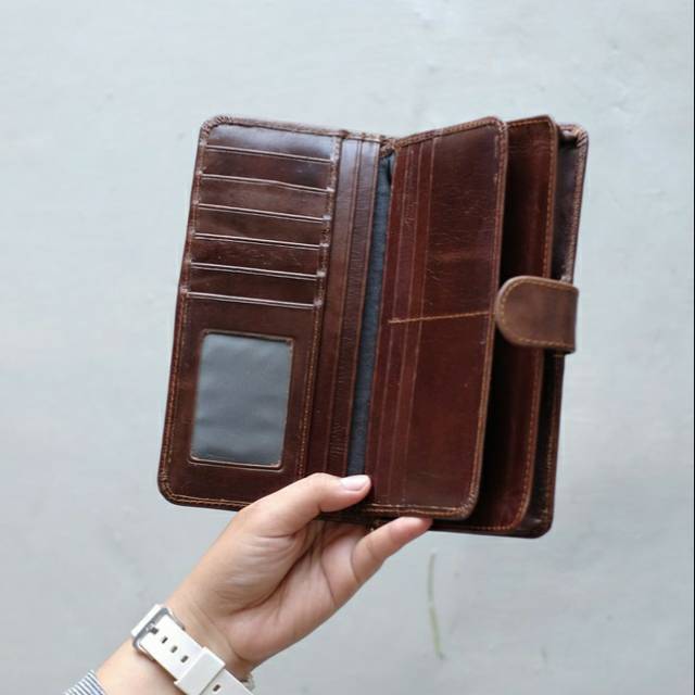 DOMPET WANITA KULIT ASLI ORIGINAL 100% VONNY LONG WALLET