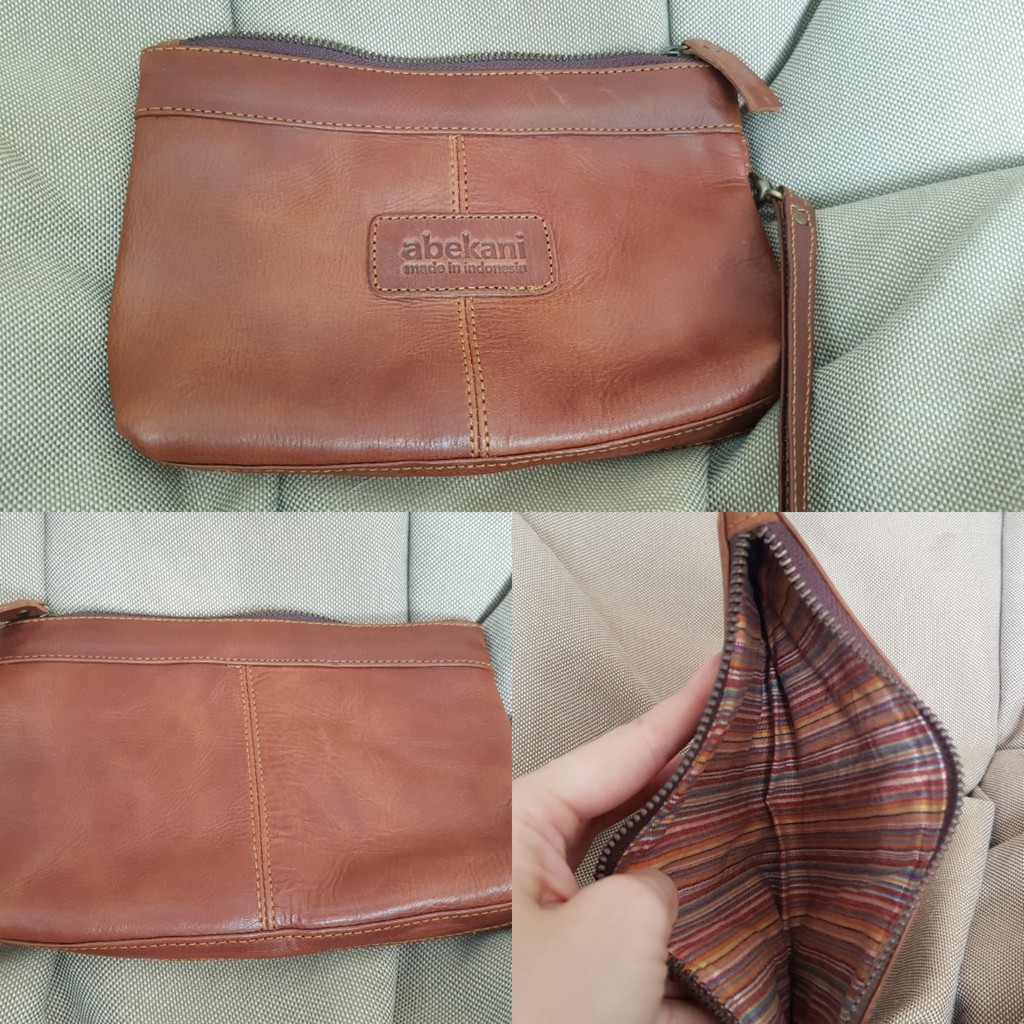 POUCH M KULIT LOKAL ABEKANI
