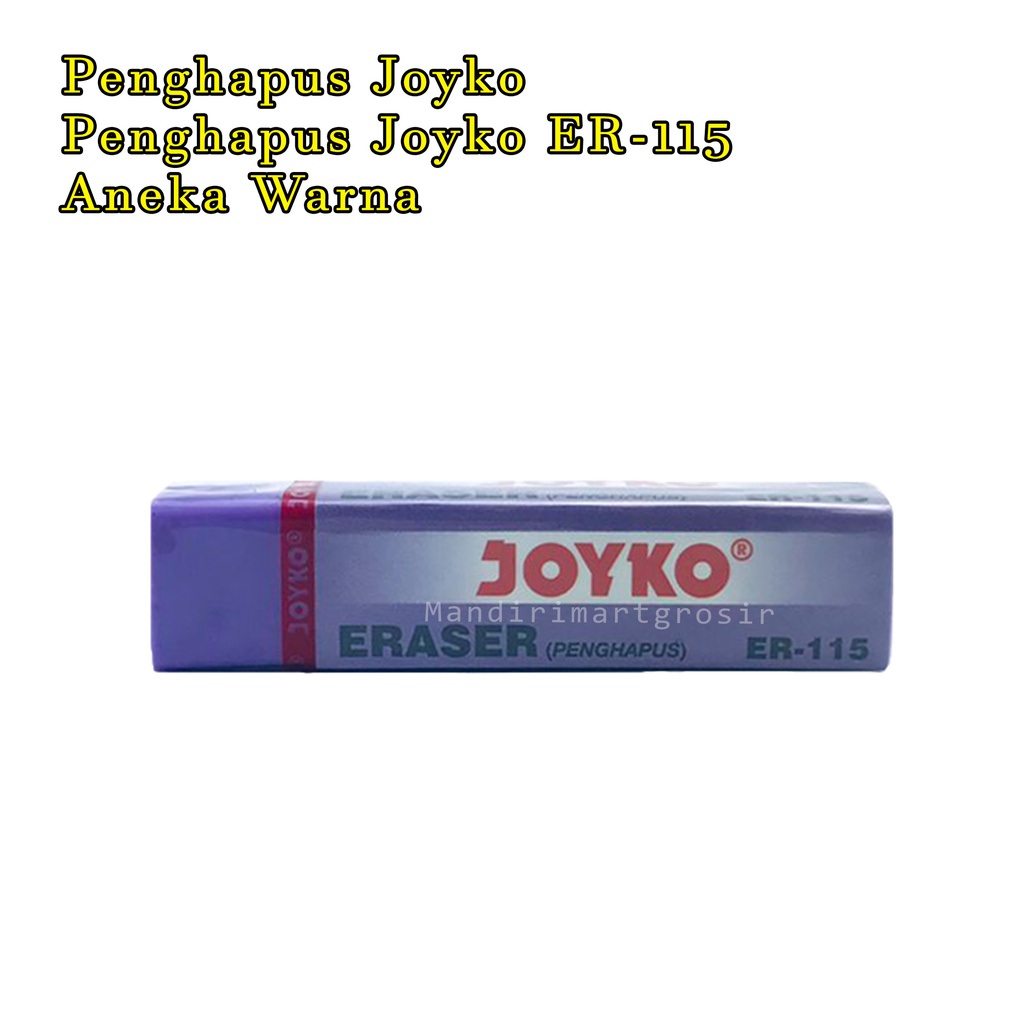 Penghapus / Joyko / Penghapus Joyko Aneka Warna