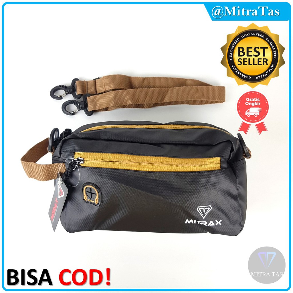 Tas Selempang - Hand Bag Mitrax Model Cinco Bahan Kulit Bimo Waterproof! Tas Slempang / Handbag !