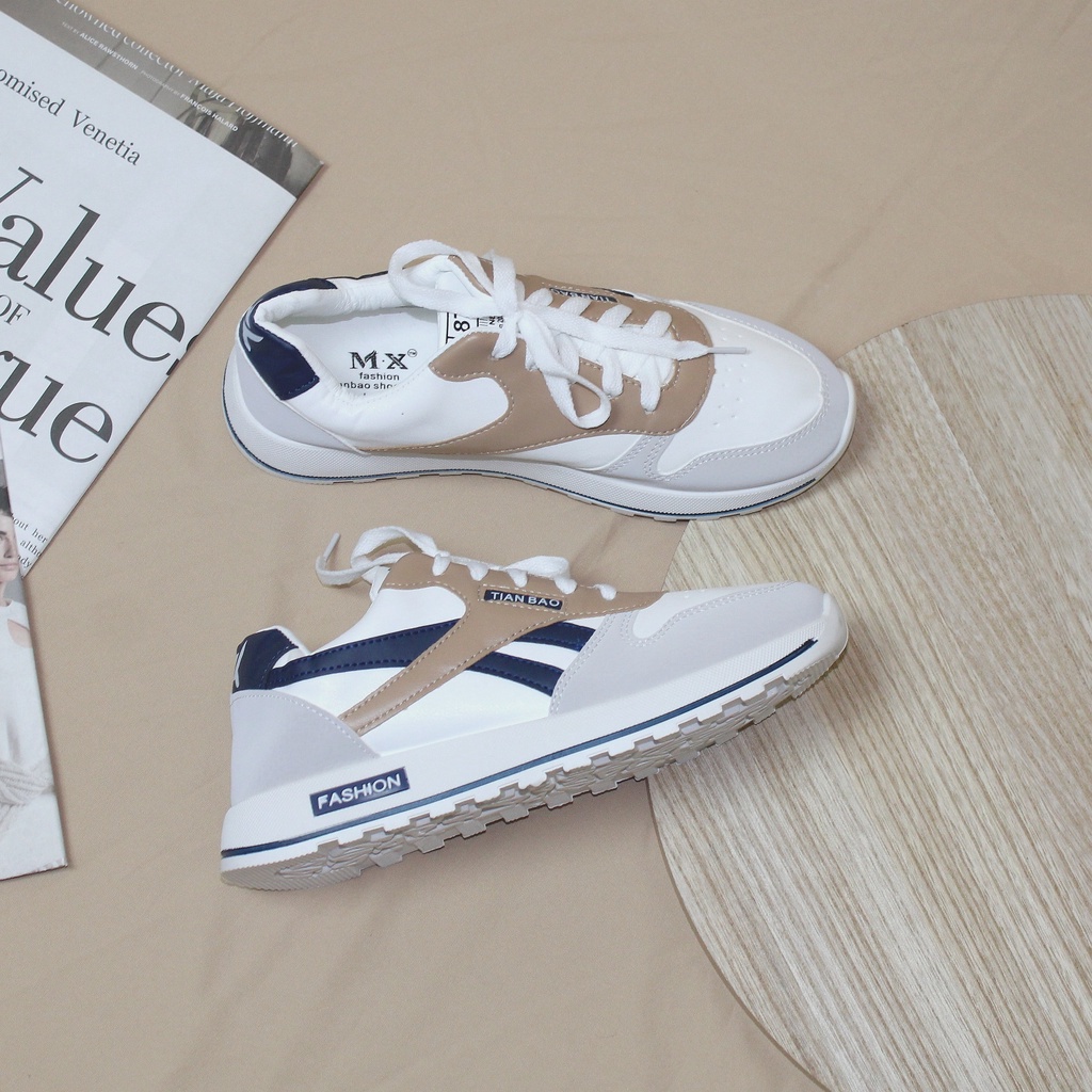 Sepatu Sneakers Wanita Import Sepatu Wanita Kasual Polos Tali Premium Quality Sepatu Wanita Sneakers Wanita Model Korea Import Premium Quality NS10241