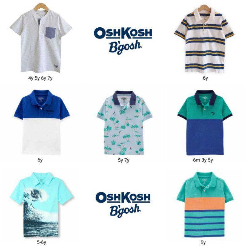 KAOS OSHKOSH ANAK LAKI LAKI