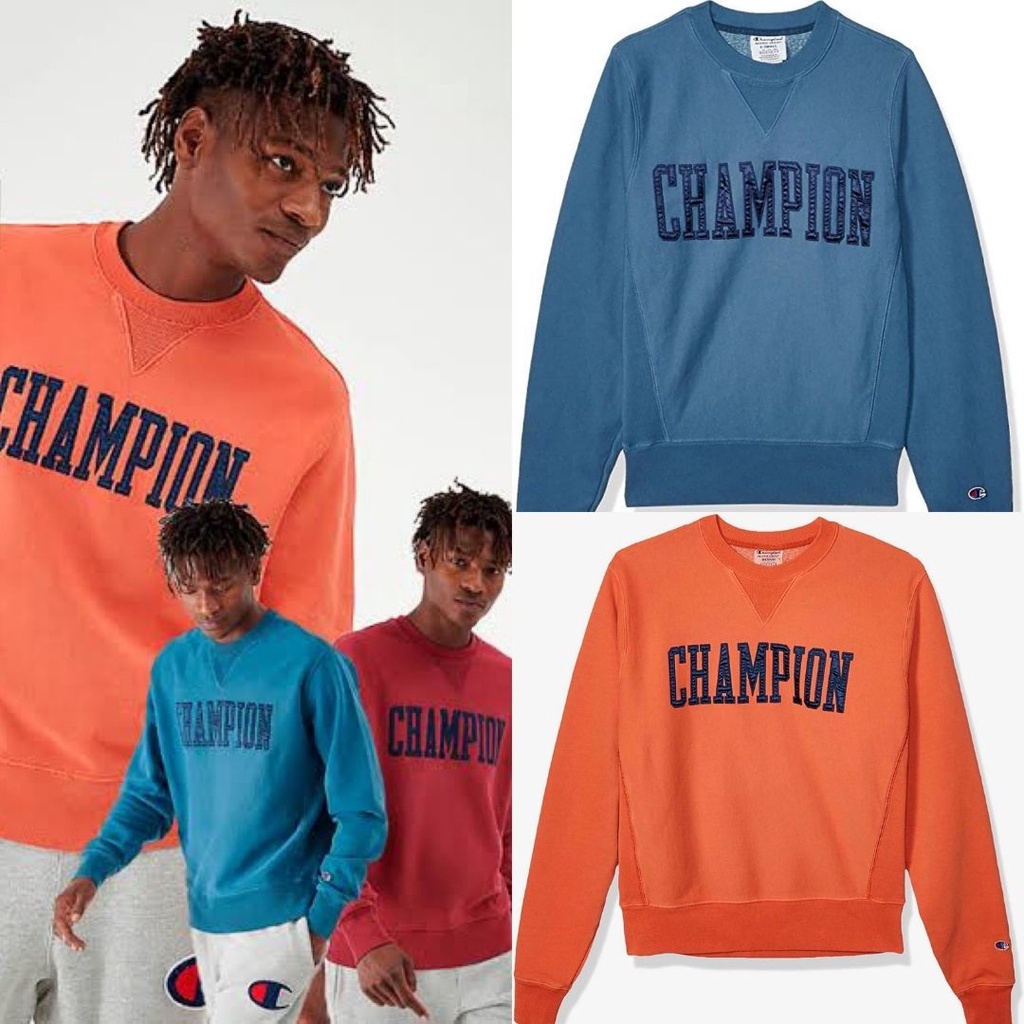 Champion Crewneck Vintage Wash Sweatshirt - Sweater Pria Wanita - Original Branded