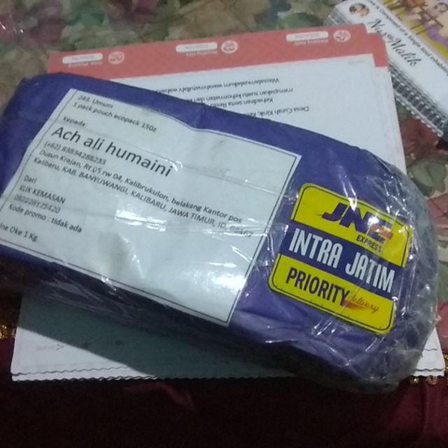 Stand Pouch Full Kraft 50-100gr/plastik Klip/kemasan Kopi Coffee Bag