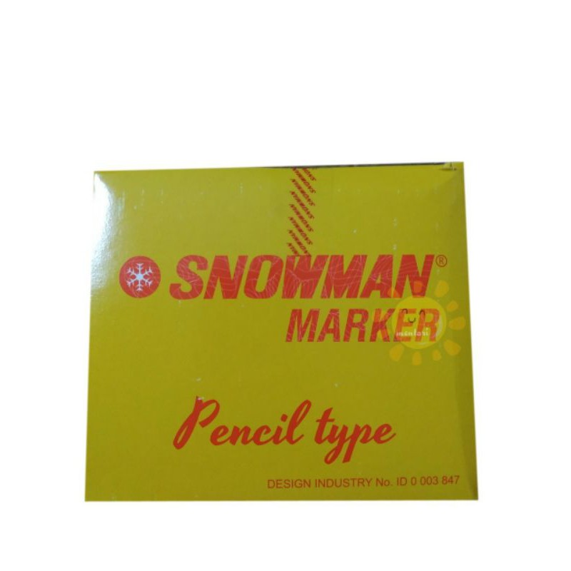 

SPIDOL SNOWMAN 12 WARNA (PW12A) ISI 1GROSS
