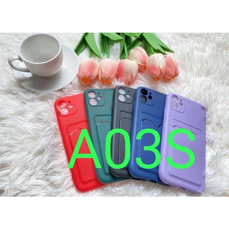 SAMSUNG A03S A02 M02 A02S A10S A20S A22 A32 A52 A52S A72 J2 PRIME SOFTCASE MACARON PELINDUNG KAMERA + SLOT KARTU