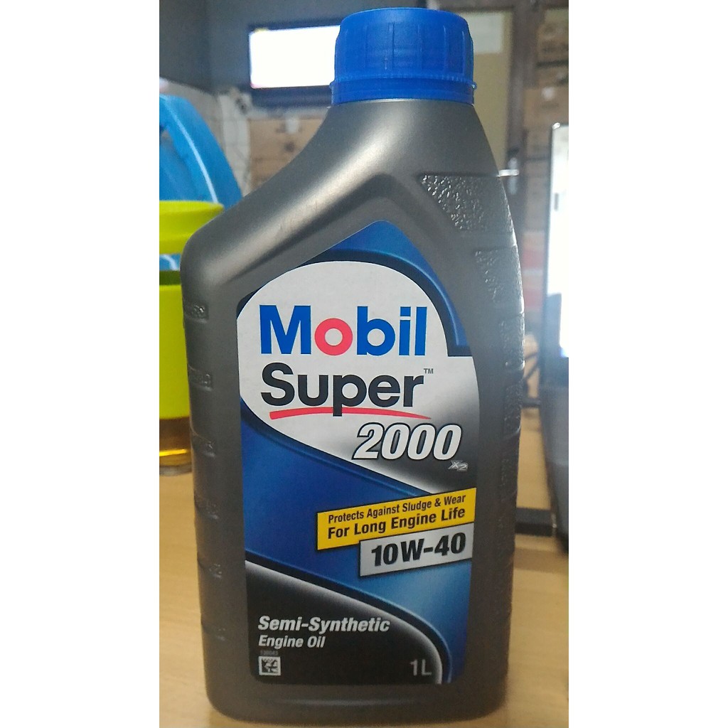 Oli Mobil Super 2000 SAE 10W40 API SN kemasan literan