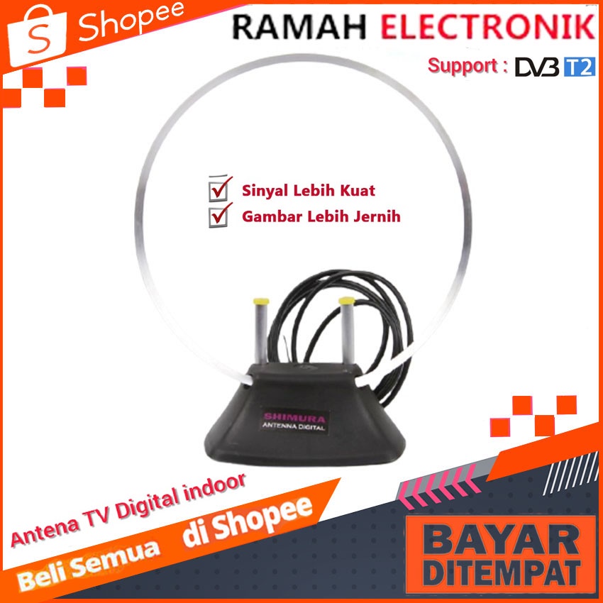 Antena TV Dalam SHIMURA Antena Dalam Bisa Tabung/Lcd/Led
