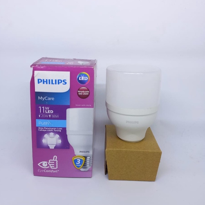 PHILIPS Lampu LED BRIGHT 11W 6500K