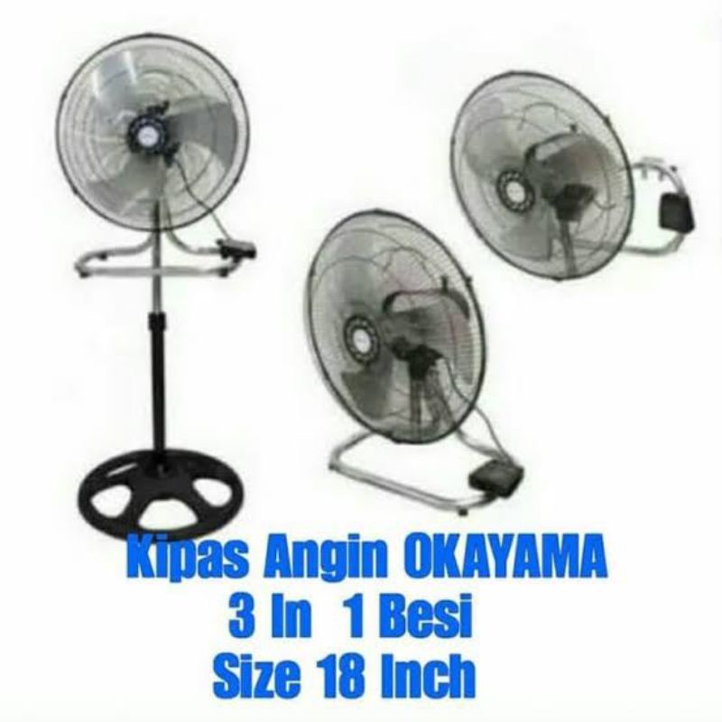 kipas angin 18" okayama 3in1