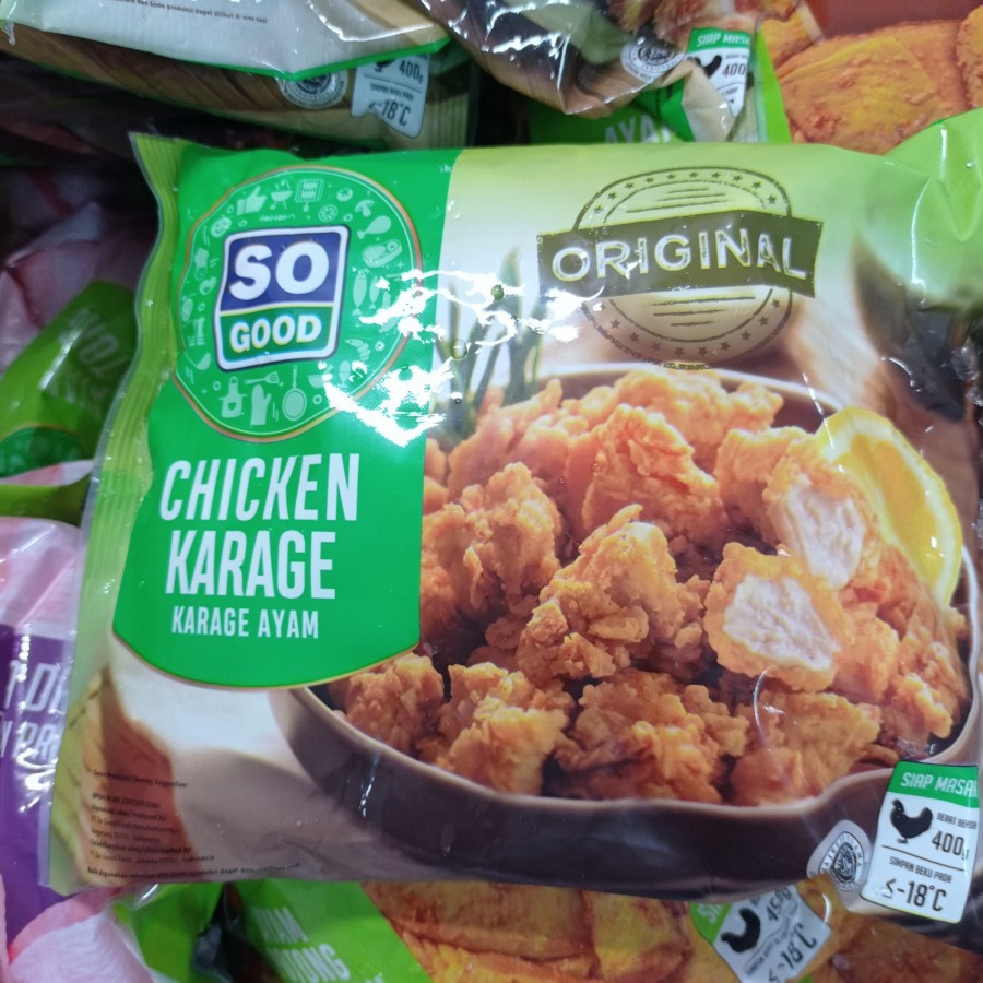 

SO GOOD CHICKEN KARAGE 400GR FROZEN FOOD