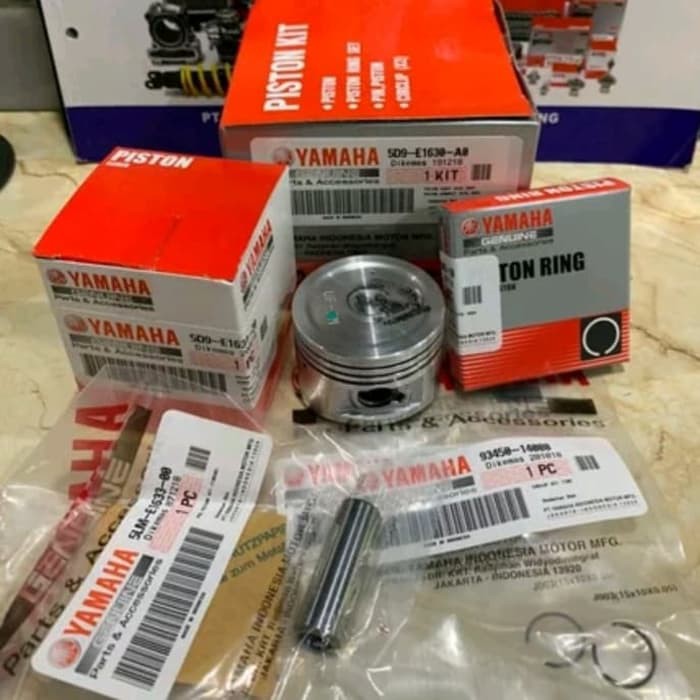 Piston vega zr piston kit ring seher vega zr new jupiter z YAMAHA 5D9 #Satria752
