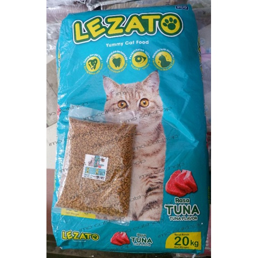 lezato makanan kucing repack 1 kg