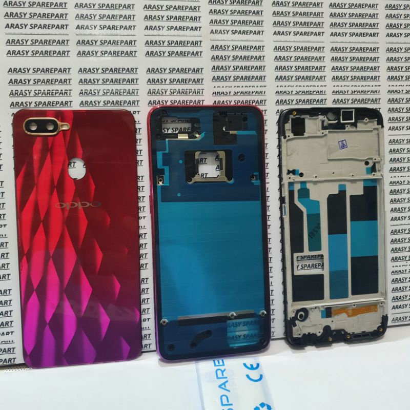 CASING HOUSING BACKDOOR FULLSET OPPO FP F9 PRO ORIGINAL