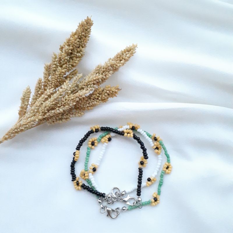 GELANG DAISY FLOWERS | GELANG KOREA SIMPEL
