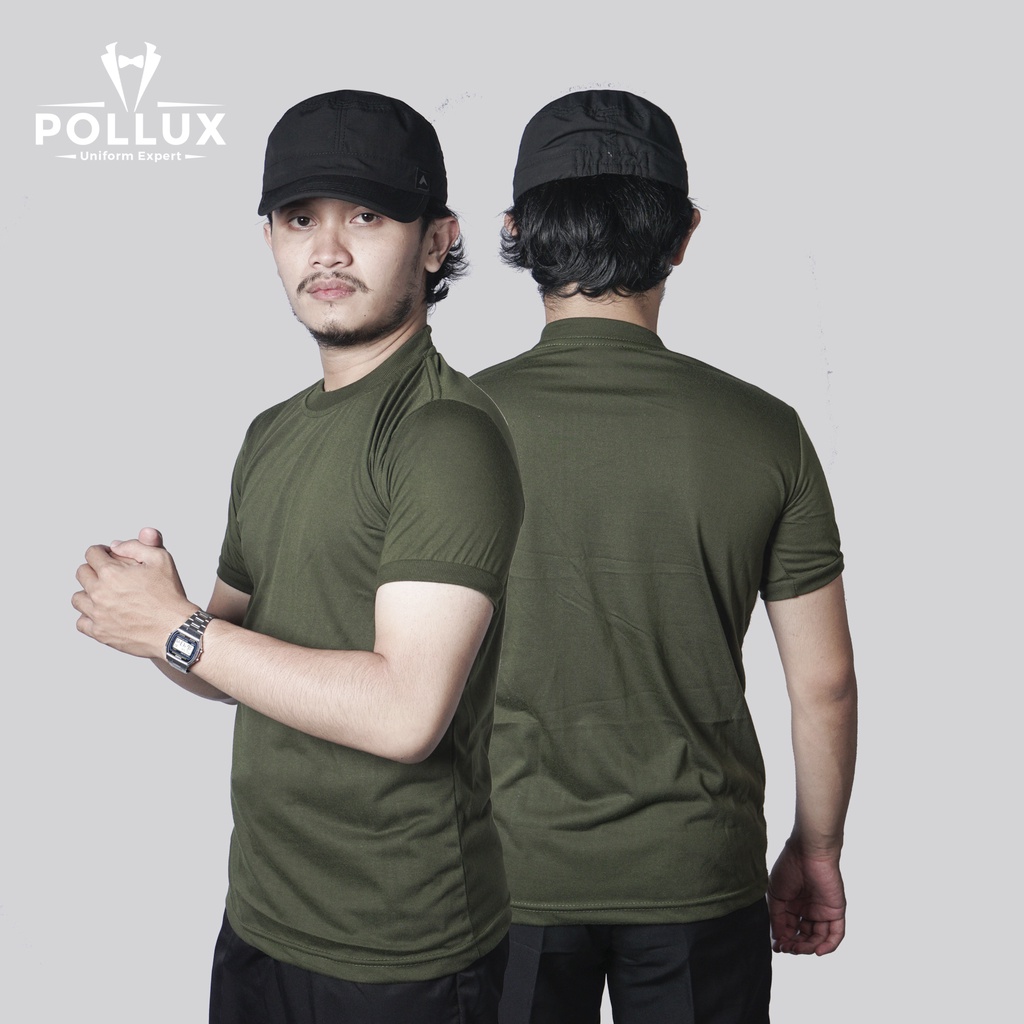 Kaos Dalam Dinas TNI / TNI AD model Slimfit Lengan Pendek