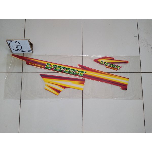 Striping Yamaha vega lama 2000 2001 2002 Merah