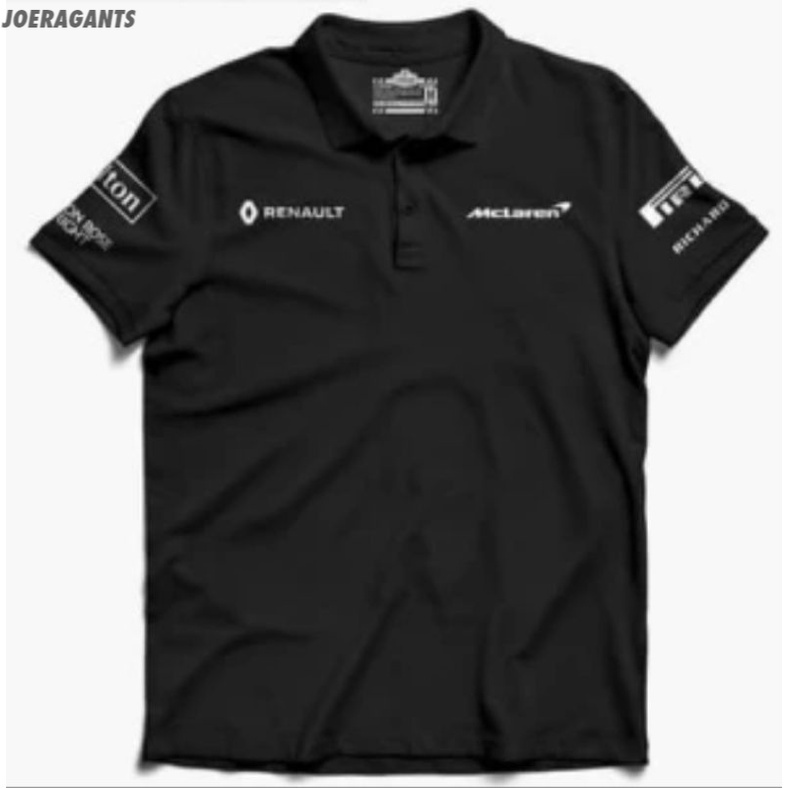 Polo shirt Kaos Kerah Pria McLaren Renault joeragants