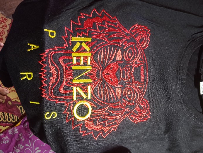 Kaos Kenzo Bordir Embroidery Full Tag Like Original || Tshirt Pria/wanita (unisex)