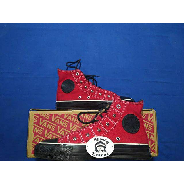 Converse red japan market made in usa