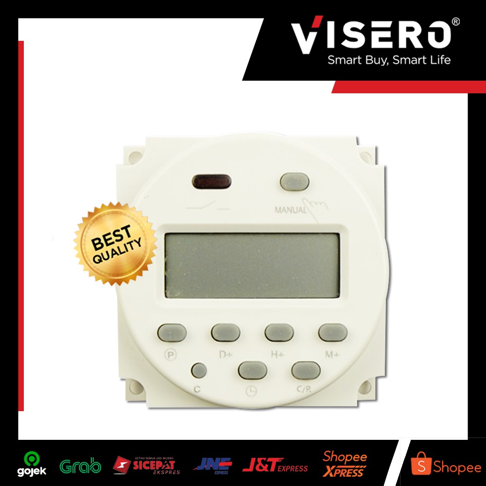Digital Timer AC / Switch Timer AC Otomatis AC 220V 16A