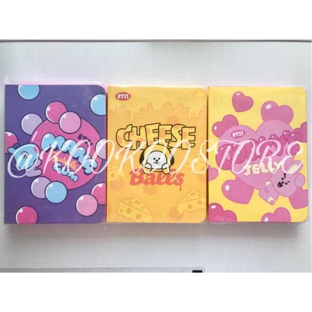 

READY OFFICIAL BT21 Sweet Edge Color Note