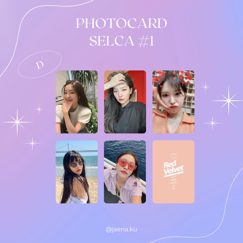 [RED VELVET] PHOTOCARD SELCA #1 RED VELVET ‼️BACA DESKRIPSI‼️