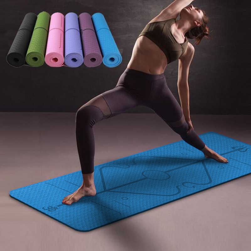 COD Matras Yoga Olahraga Senam Karpet Alas Senam Yoga Matt Pilates Gym Mat Anti Slip C46