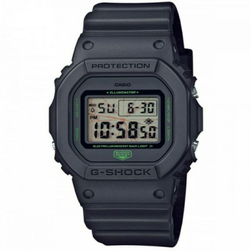 gshock casio DW-5600MNT-8ADR jam tangan pria digital garansi resmi 2 tahun PT Gilang agung Persada