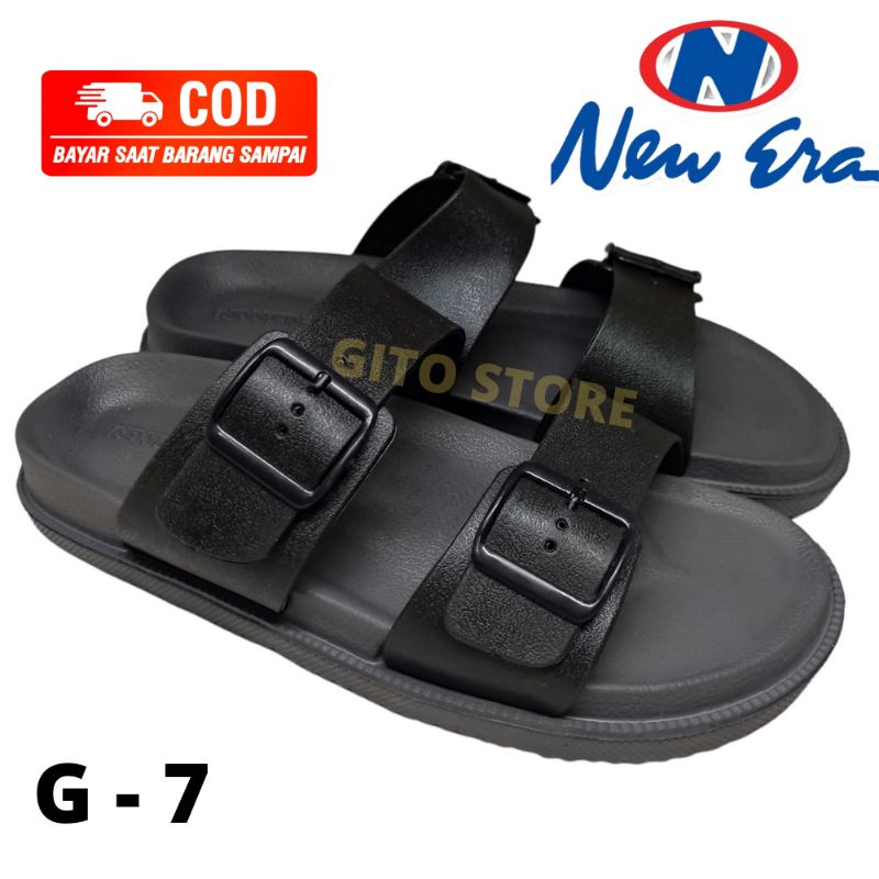 Sandal  Selop Pria New Sendal  Pria Model Ban Dua - Sandal Santai Pria