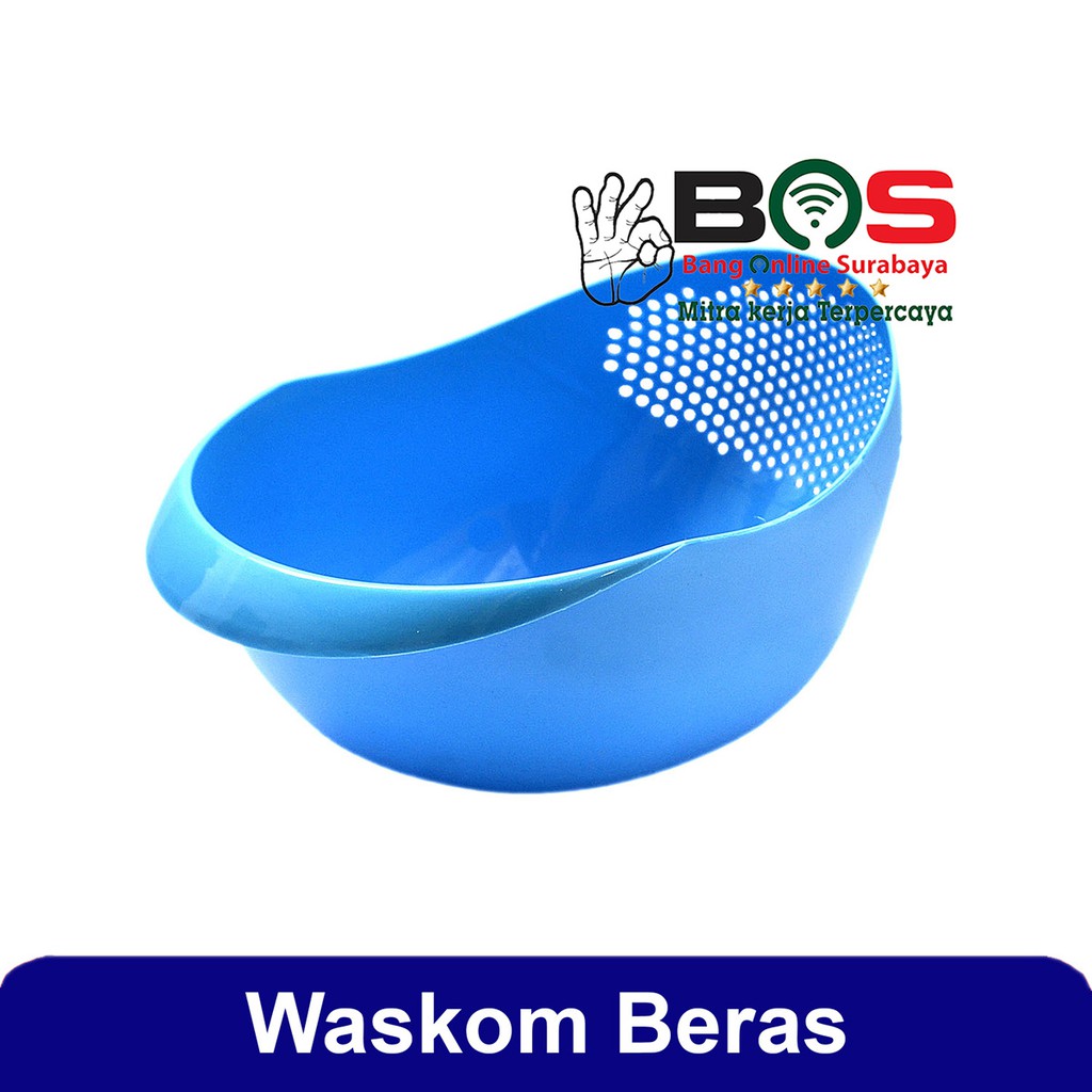 Waskom Baskom Alat Tempat Peniris Cuci Beras Sayur Buah Kacang