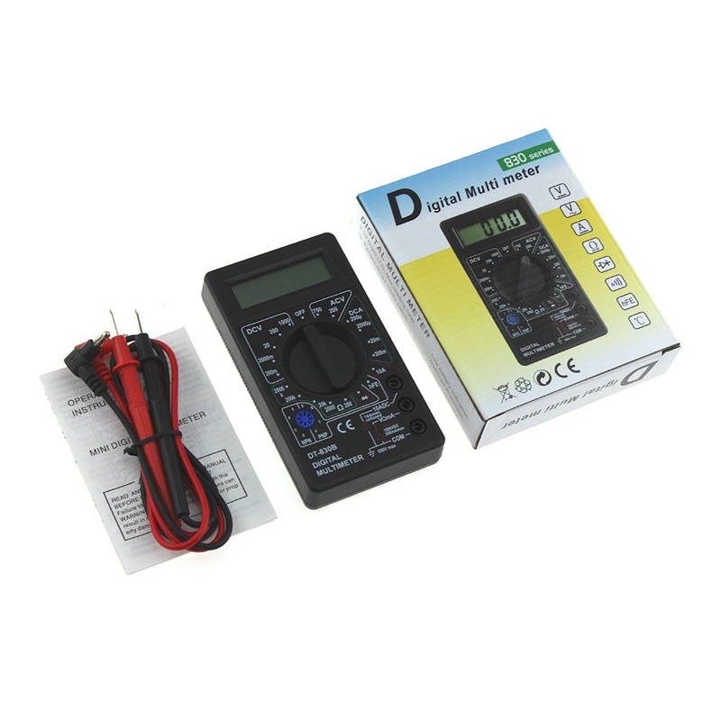 Multimeter Digital AC/DC XL830L DT830 Voltage Tester / Multitester Avometer