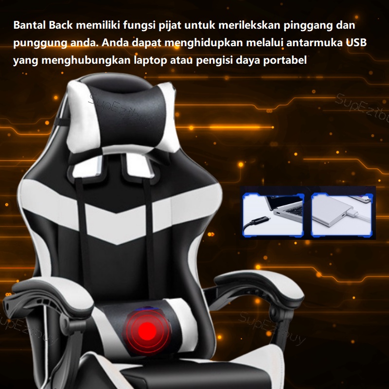 Kursi Gaming Murah/Kursi Santai Kursi/Gamers/Kursi Gamer/Kursui Putar / Kursi Game / Kursi Hidrolik / Gaming Chair / Kursi permainan/kursi kantor profesional/kursi ergonomis