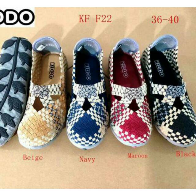 Sepatu Rajut KIDDO f22 flatshoes