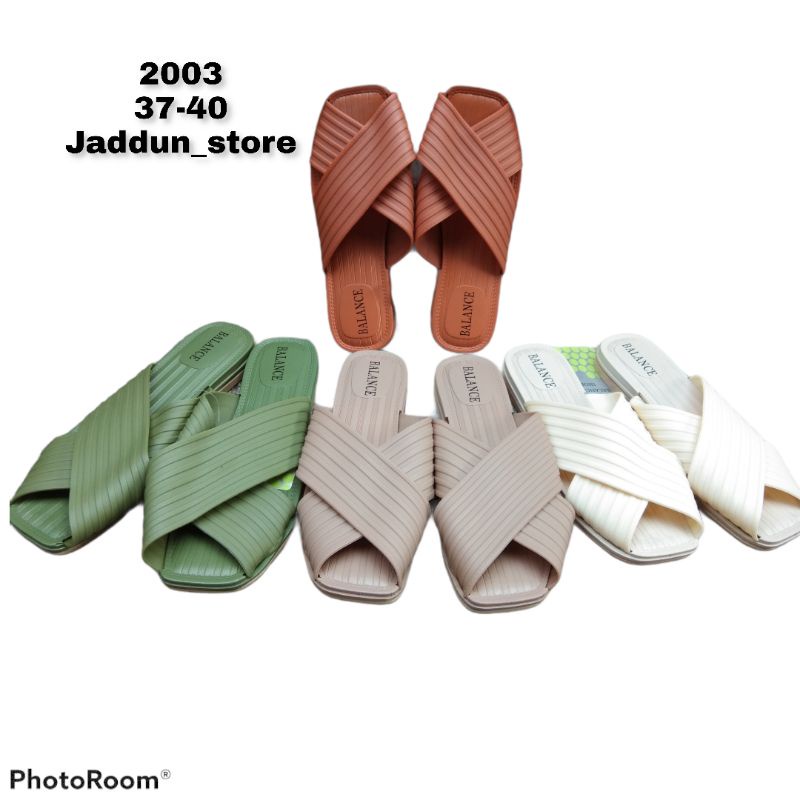 balance 2003 sandal wanita selop tali silang