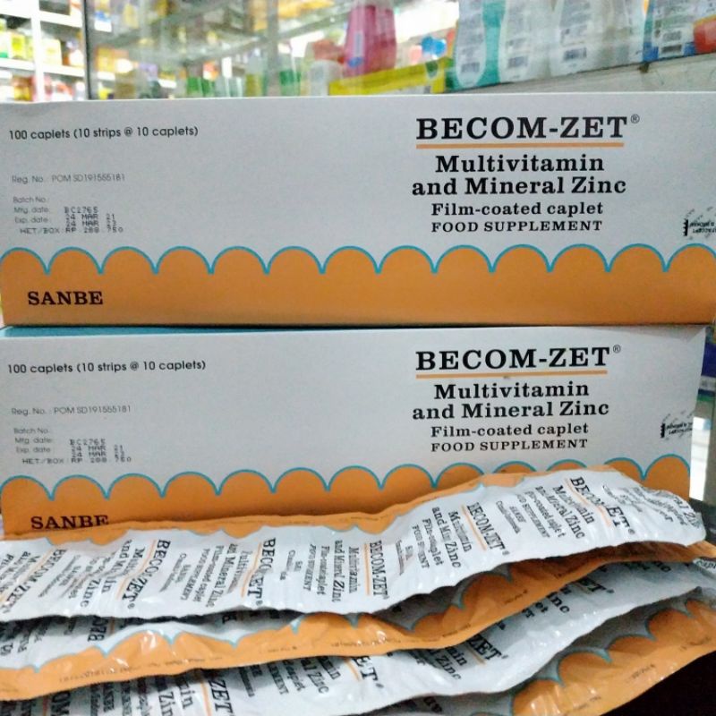 BECOM - ZET BECOMZET @1STRIP @10KAPLET BECOM ZET